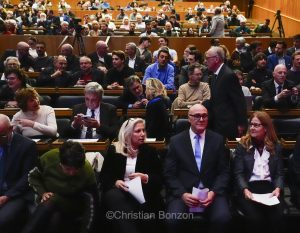 Fte MulticultureConfrence sur les relations bilatrales entre la Suisse et l'Union Europenne  Uni Dufour avec le Conseiller fdral Martin Pfister lle