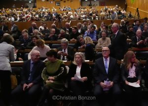 Fte MulticultureConfrence sur les relations bilatrales entre la Suisse et l'Union Europenne  Uni Dufour avec le Conseiller fdral Martin Pfister lle