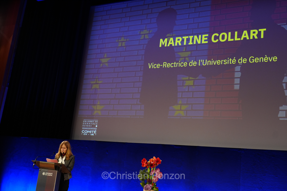 Fte MulticultureConfrence sur les relations bilatrales entre la Suisse et l'Union Europenne  Uni Dufour avec le Conseiller fdral Martin Pfister lle