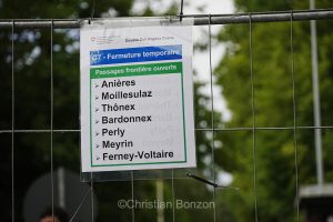 ermeture du poste-frontire entre Hermance et Chens-sur-Lman d