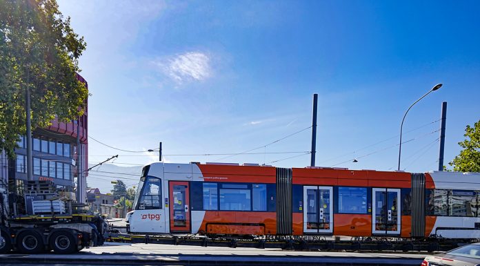 Genève accueille son premier TramLink V4.